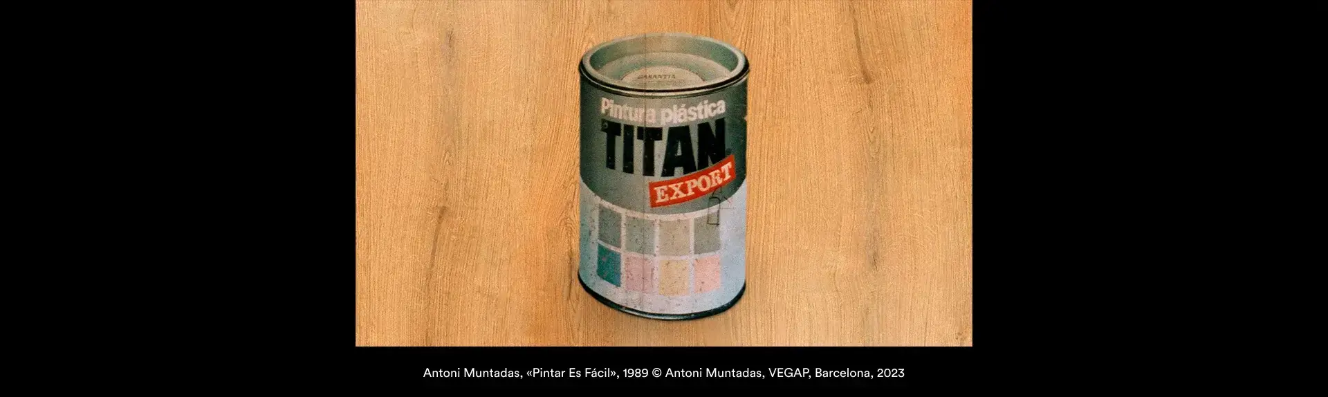 Antoni Muntadas, «Pintar Es Fácil», 1989 © Antoni Muntadas, VEGAP, Barcelona, 2023
